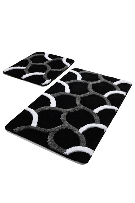 Mijölnir Juego de alfombrillas de baño Elegant - Black Mijölnir Juego de alfombrillas de baño Elegant - Black